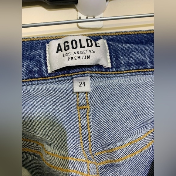 Agolde Sophie Distressed Skinny High Rise Jeans size 24 - Picture 4 of 11